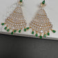 AD Emerald Green Stone Earrings