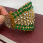 Kundan Green Stone Bracelet