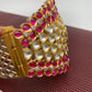 Kundan Red Stone Bracelet