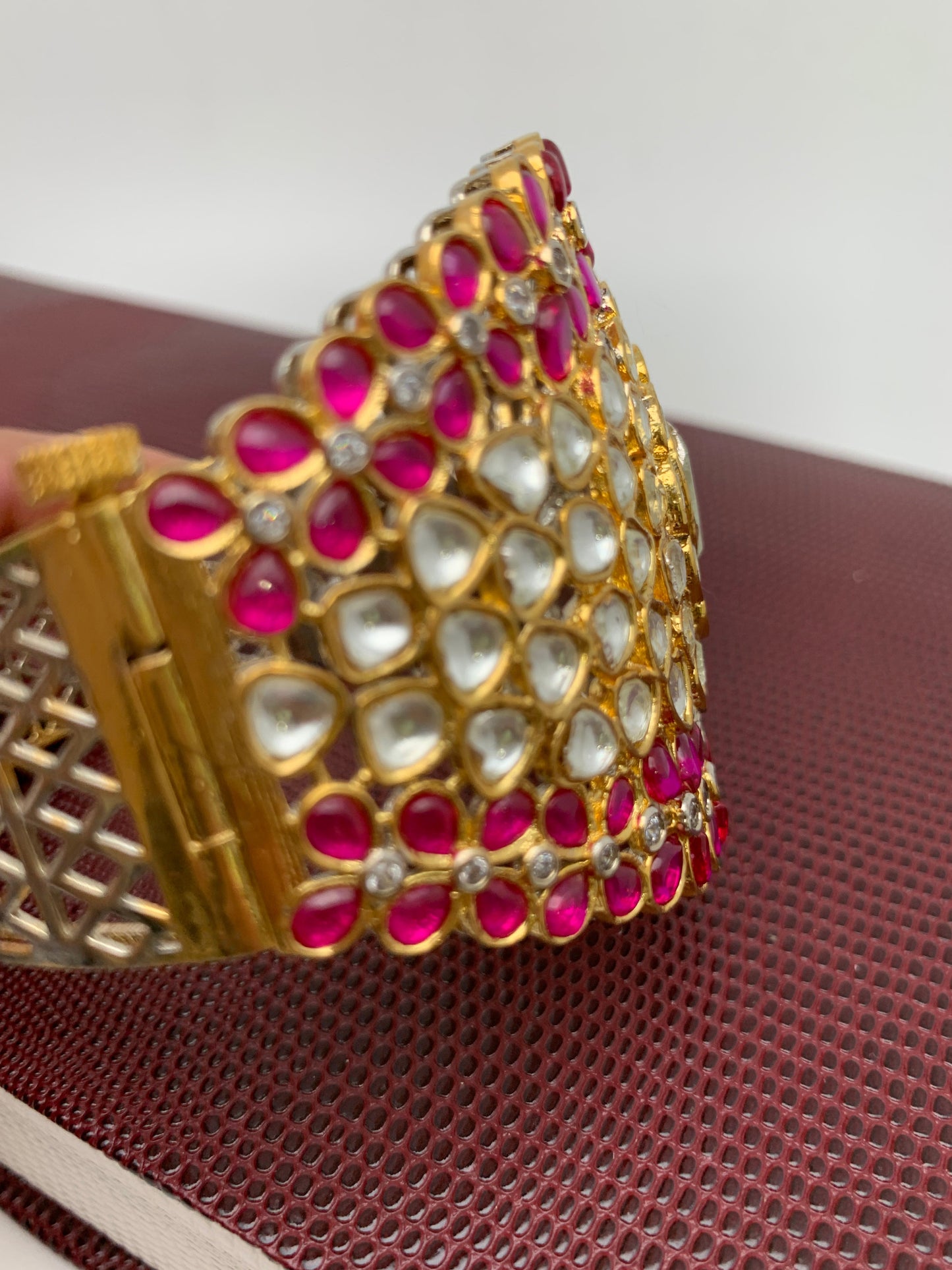 Kundan Red Stone Bracelet