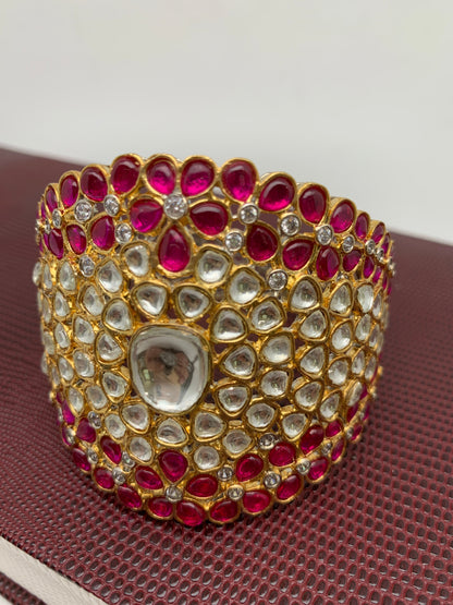 Kundan Red Stone Bracelet