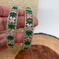 AD Emerald Green Stone Bangles