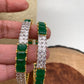 AD Emerald Green Stone Bangles