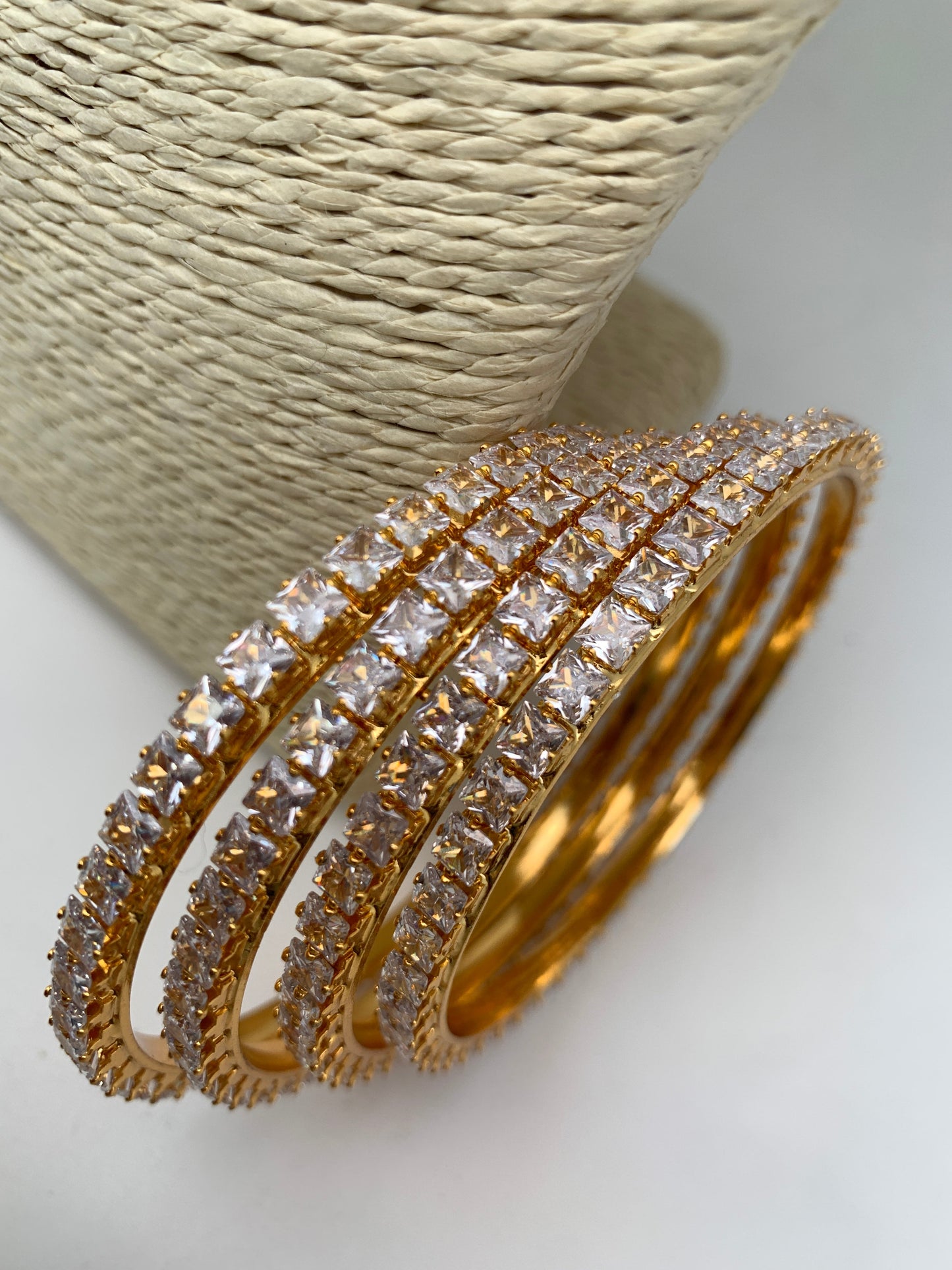 Golden CZ Bangles