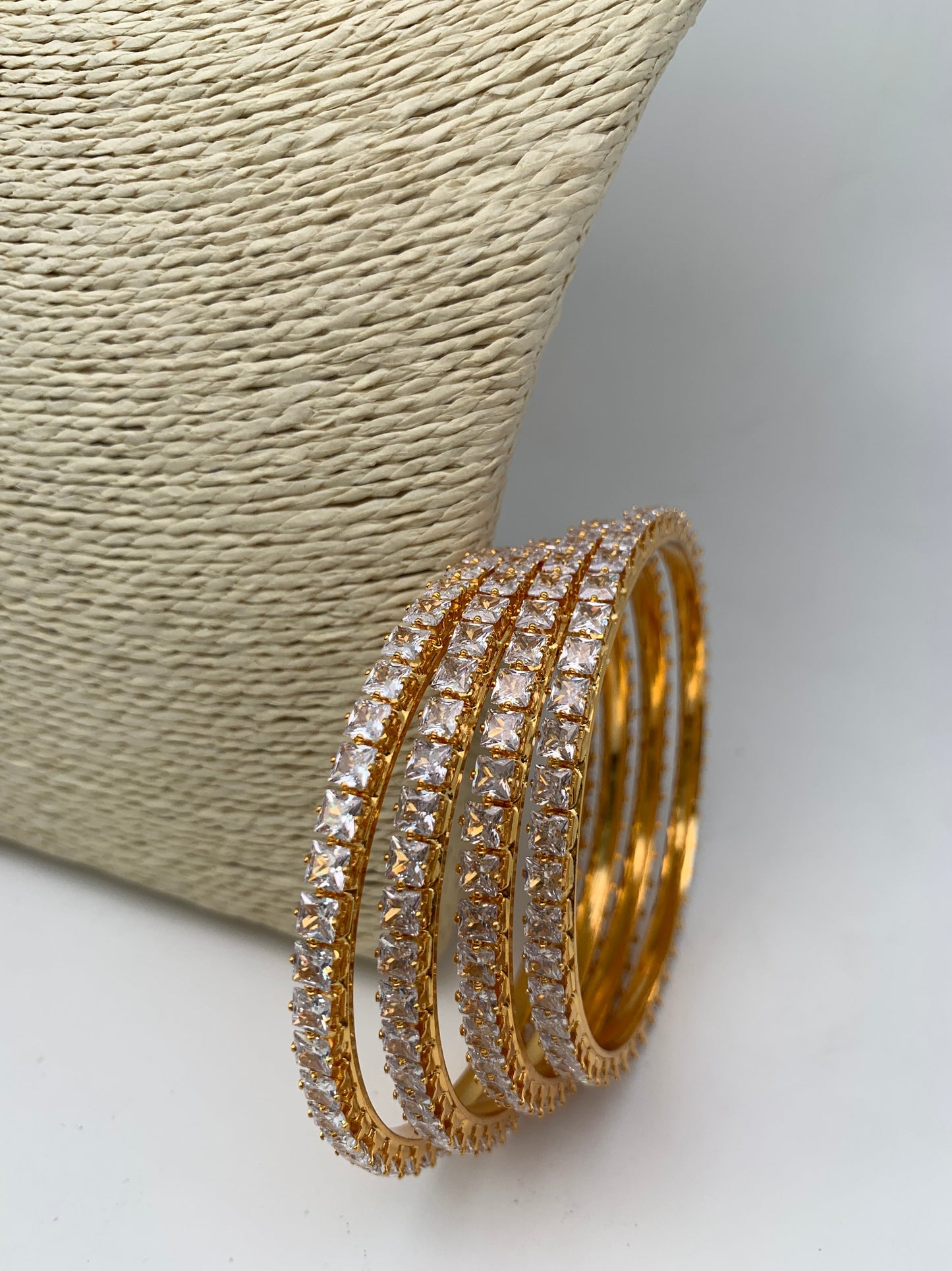 Golden CZ Bangles