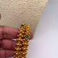 Green Stone Golden Bangles