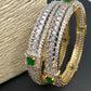 AD Green Stone Bangles