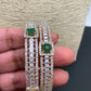 AD Green Stone Bangles