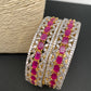 AD Red Stone Bangles