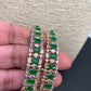 AD Green Stone Bangles