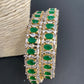 AD Green Stone Bangles