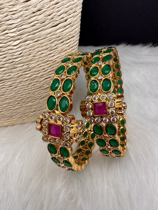 Green Openable Bangles