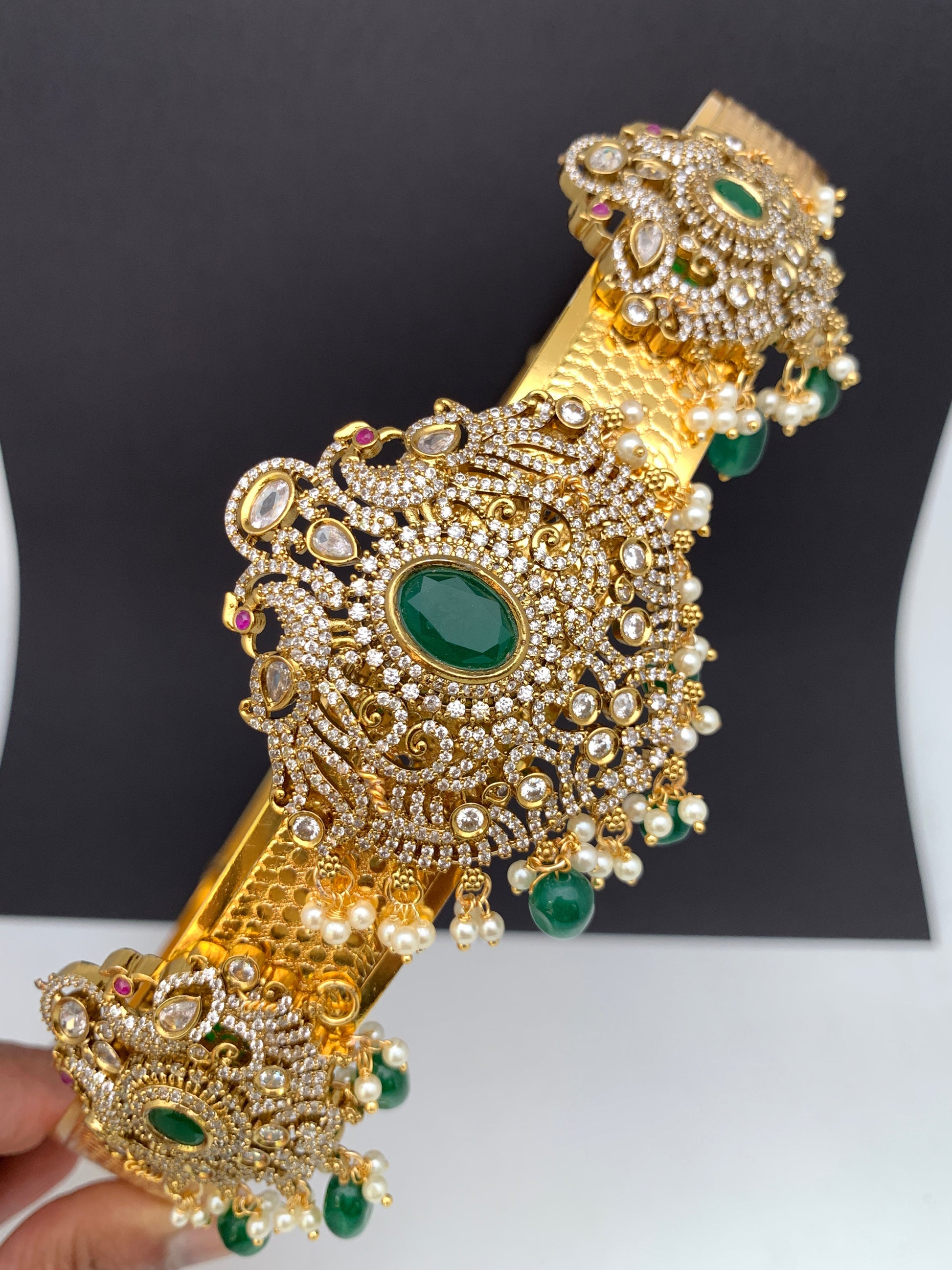 Goddess Lakshmi Peacock Nakshi Antique Gold Finish Hip Belt Kamarbandh –  Sheetal's FabFashion