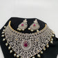 Diamond Finish Ruby and AD Choker