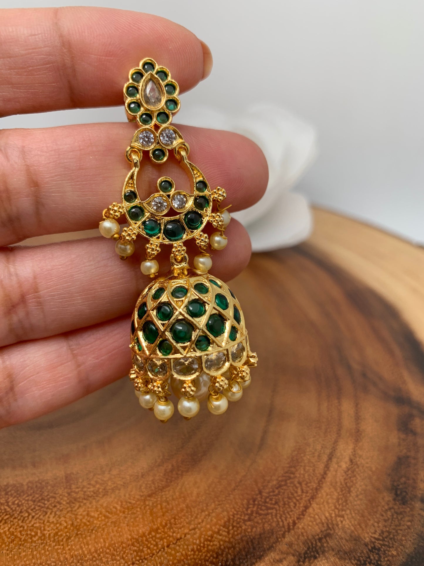 Simple Green Kemp Jhumki