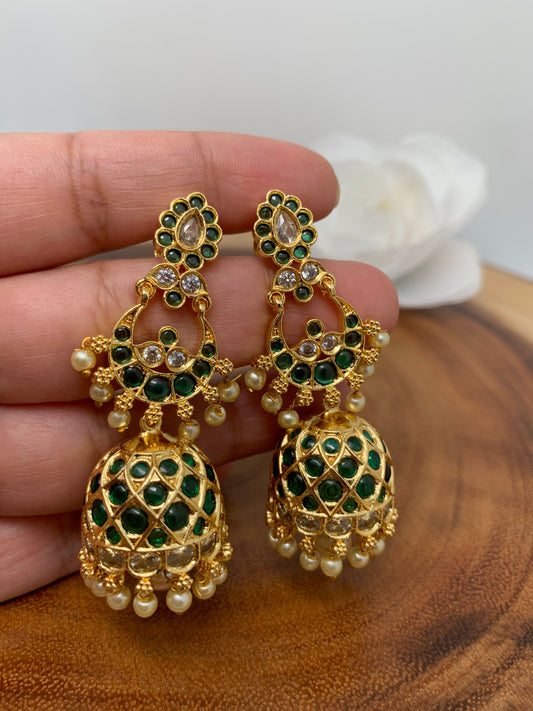 Simple Green Kemp Jhumki