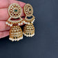 CZ Matte Jhumki Earrings