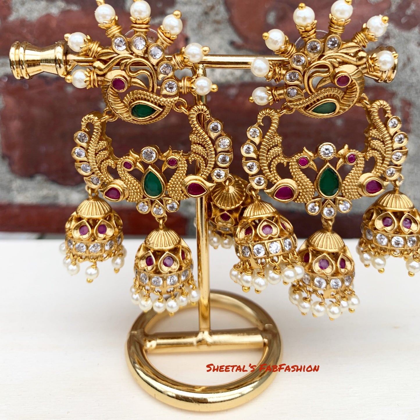 Peacock Earring