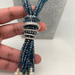 AD Shining Gray Beads Long Mala