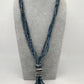 AD Shining Gray Beads Long Mala