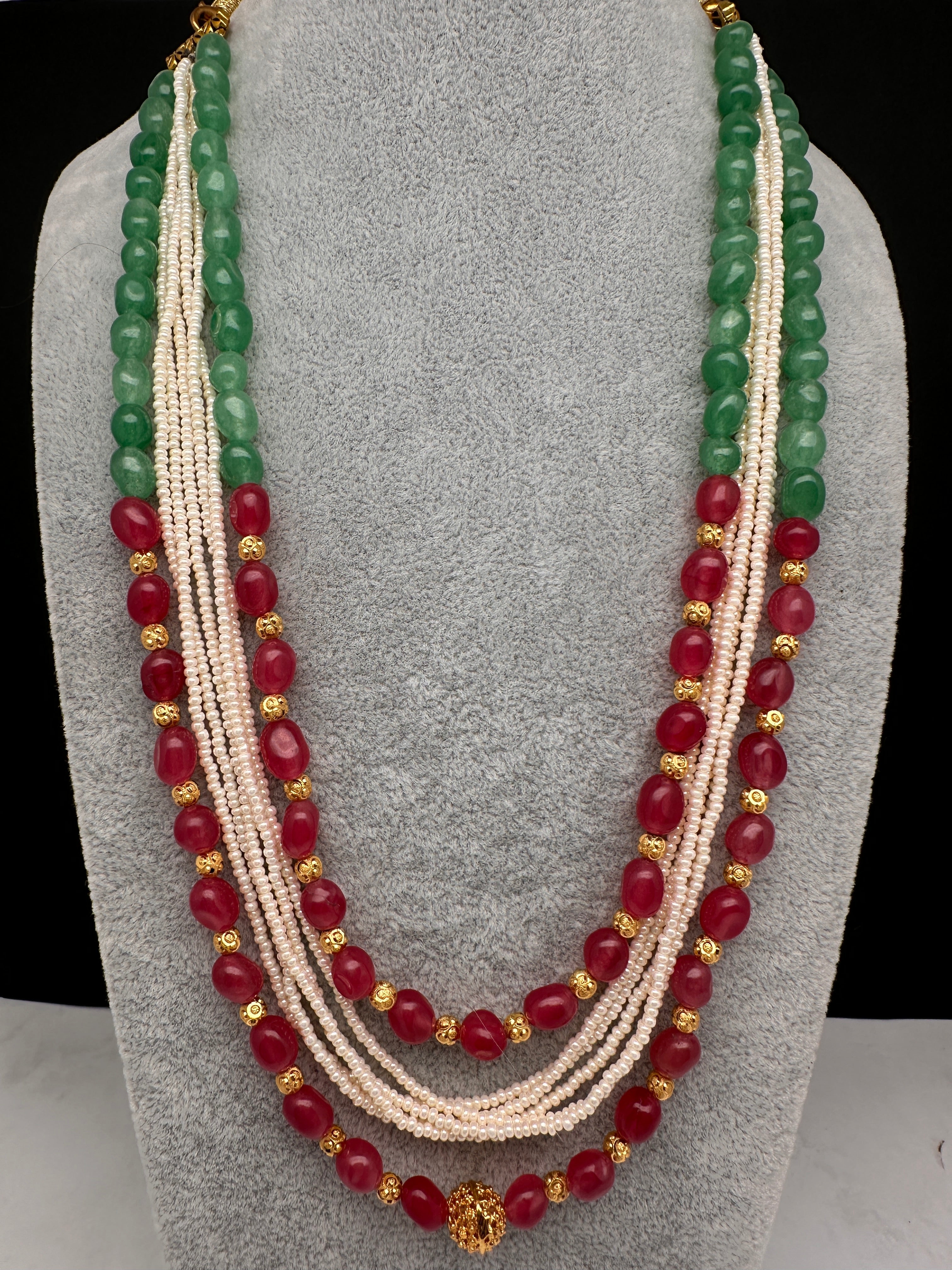 onyx Semi Precious Beads Necklace – ThewaStore