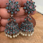 Aqua and Pink Jhumka