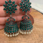 Green Jhumka