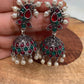 Multi Stone Pearl Jhumka