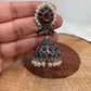 Multi Stone Pearl Jhumka