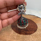 Multi Stone Pearl Jhumka