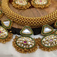 Grand Kundan Maroon Dori Necklace