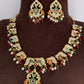 Hyderabadi Jadau Navratan Short Necklace