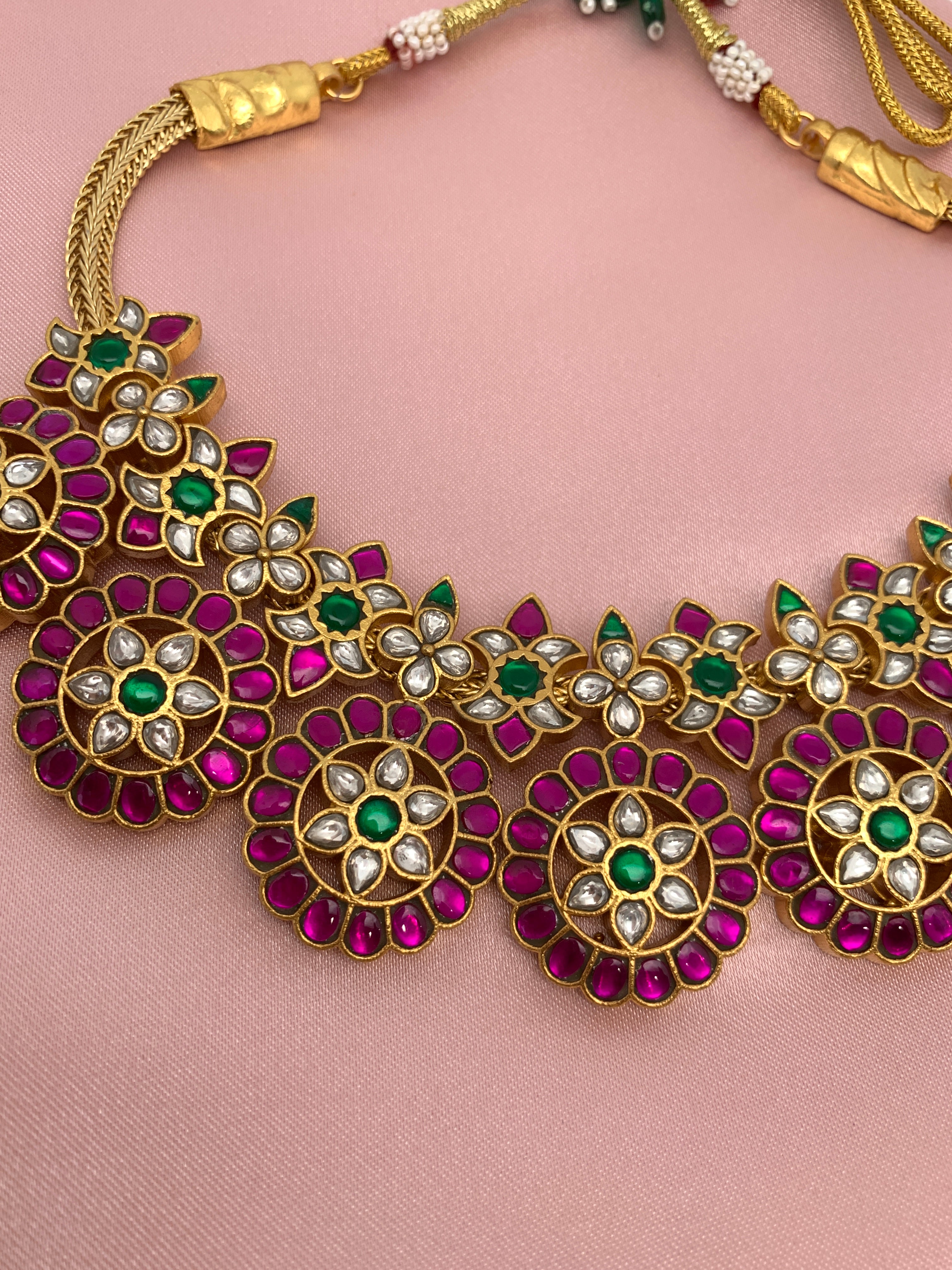 Cz Bottu Mala Necklace By Asp Fashion Jewellery – 𝗔𝘀𝗽 𝗙𝗮𝘀𝗵𝗶𝗼𝗻  𝗝𝗲𝘄𝗲𝗹𝗹𝗲𝗿𝘆