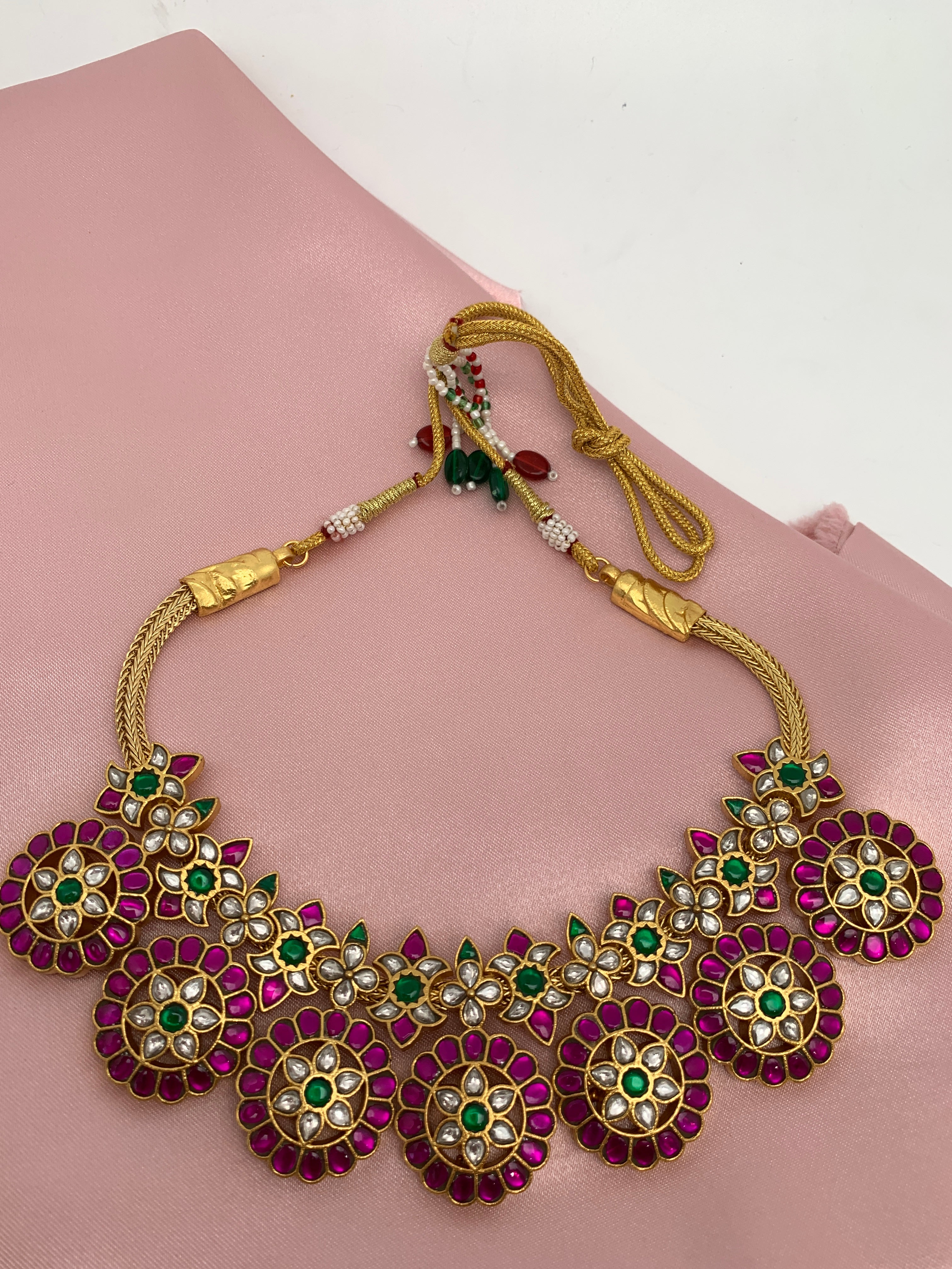 Bottu Mala | Gold Necklace Indian Bridal Jewelry