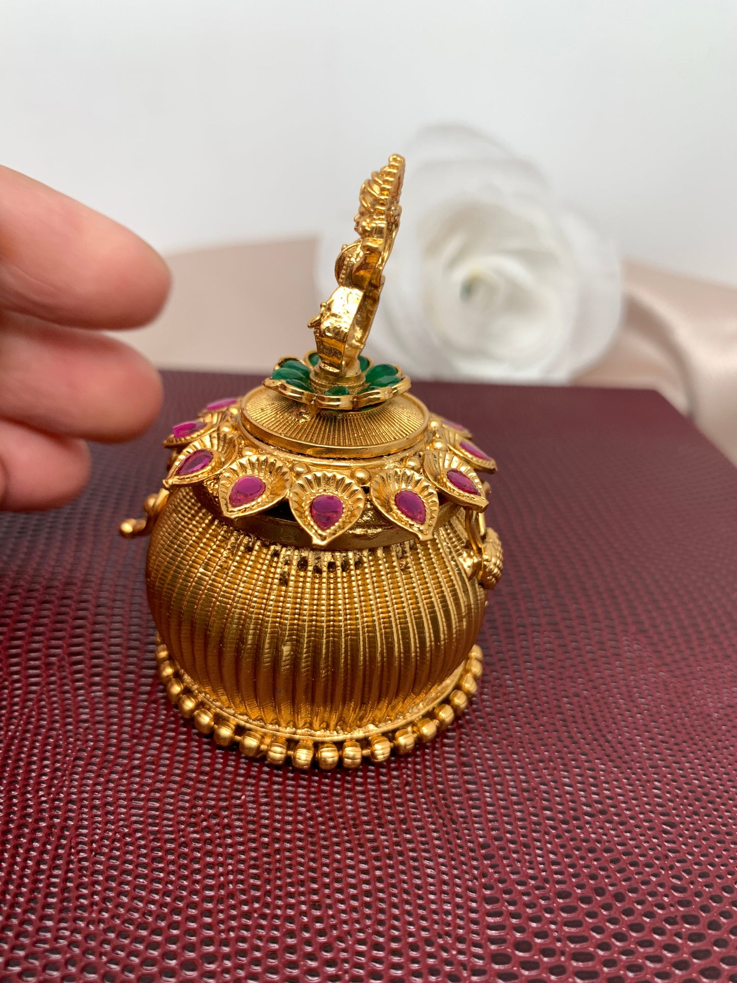 Goddess Lakshmi Kumkum Box