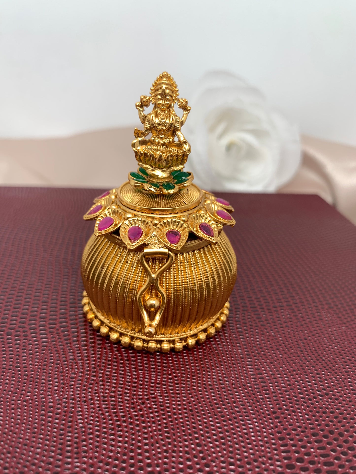 Goddess Lakshmi Kumkum Box