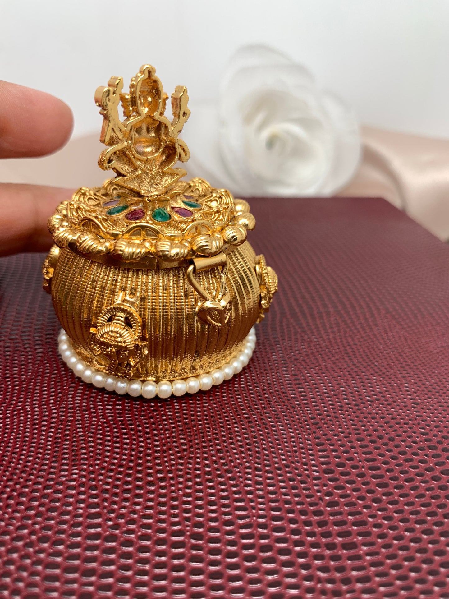 Ganesha Kumkum Box