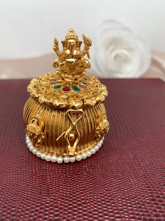 Ganesha Kumkum Box