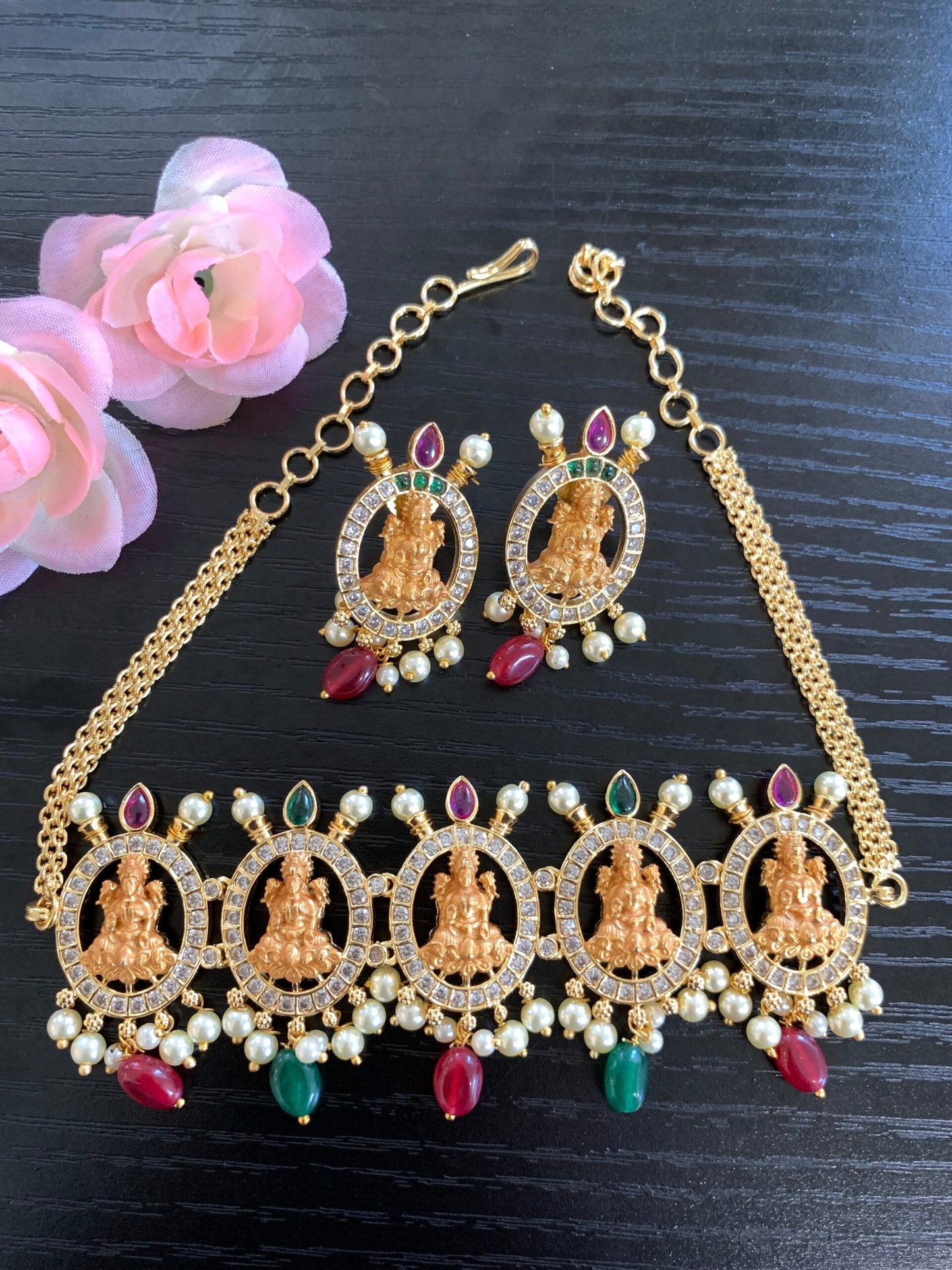 Traditional Kids  Goddess Lakshmi Choker