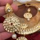 Kundan Golden Hasli Short Necklace