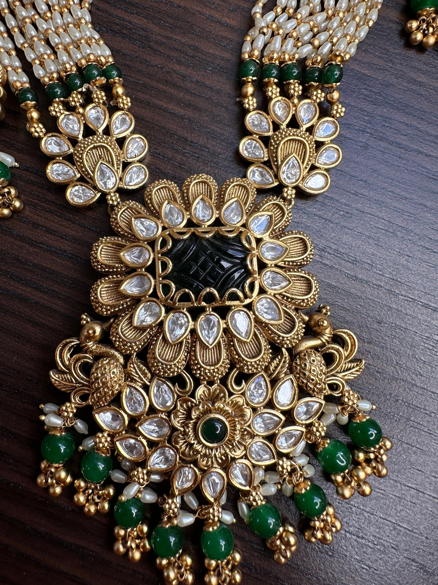 Kundan Pearl Long Necklace