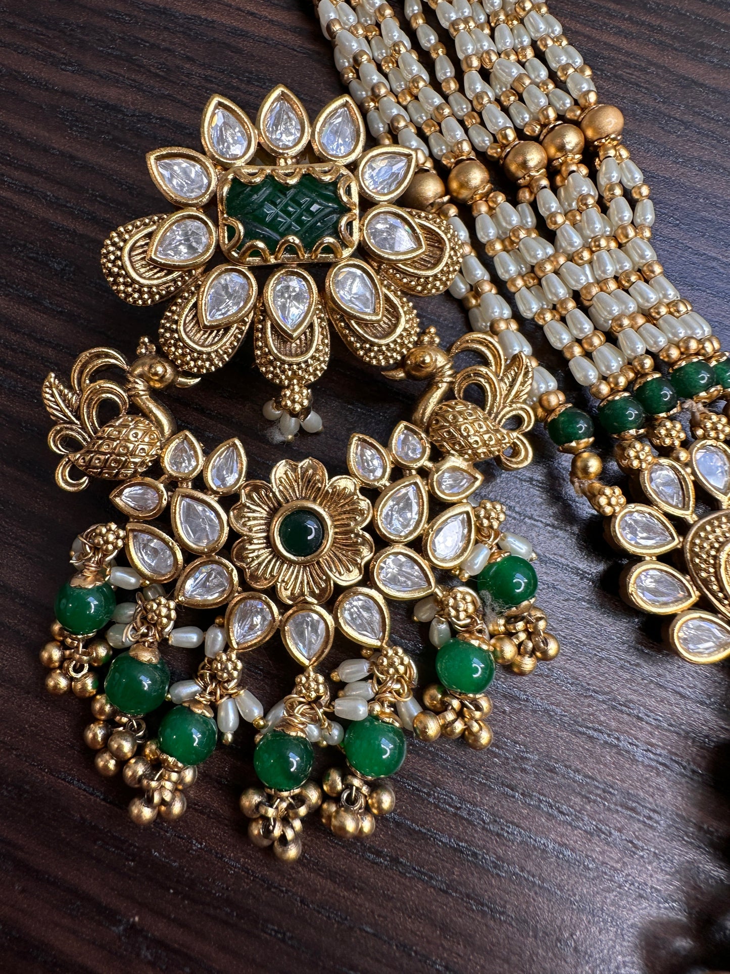 Kundan Pearl Long Necklace