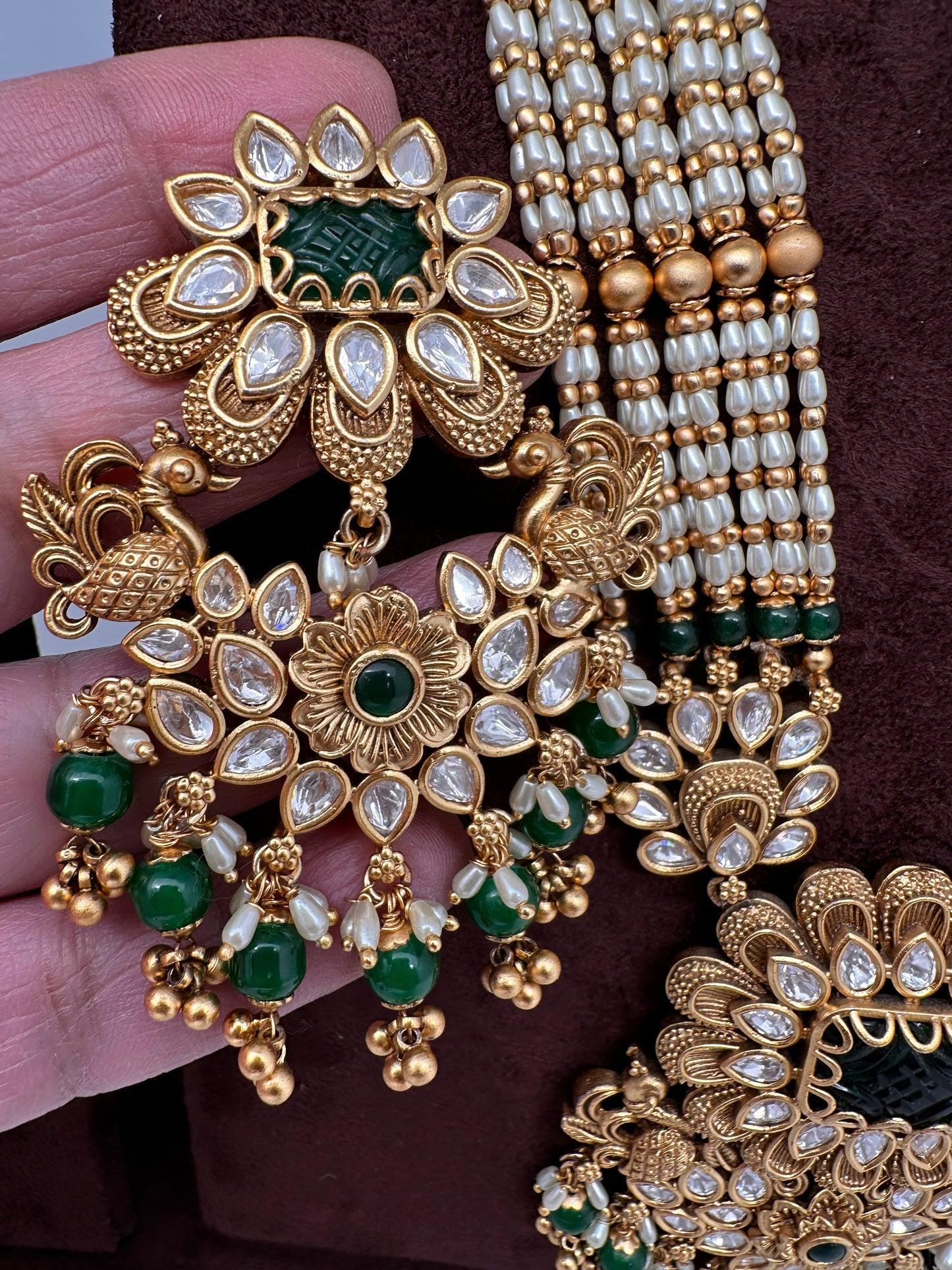 Kundan Pearl Long Necklace