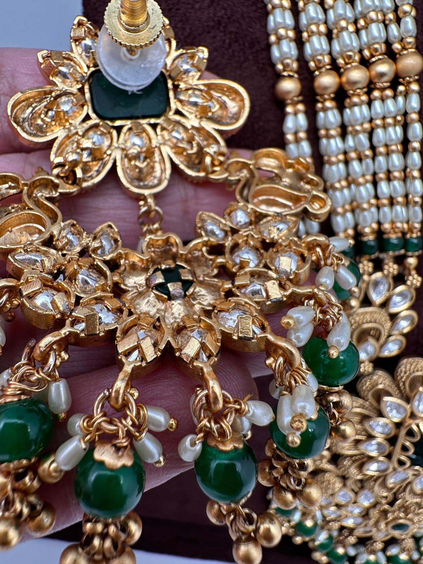 Kundan Pearl Long Necklace