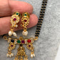 Goddess Lakshmi with Navratan Stone Mangalsutra