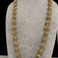 Golden Nakshi Balls Color Stone Necklace - Green