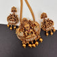 Goddess Lakshmi Nakshi Matte Finish Pendent Set