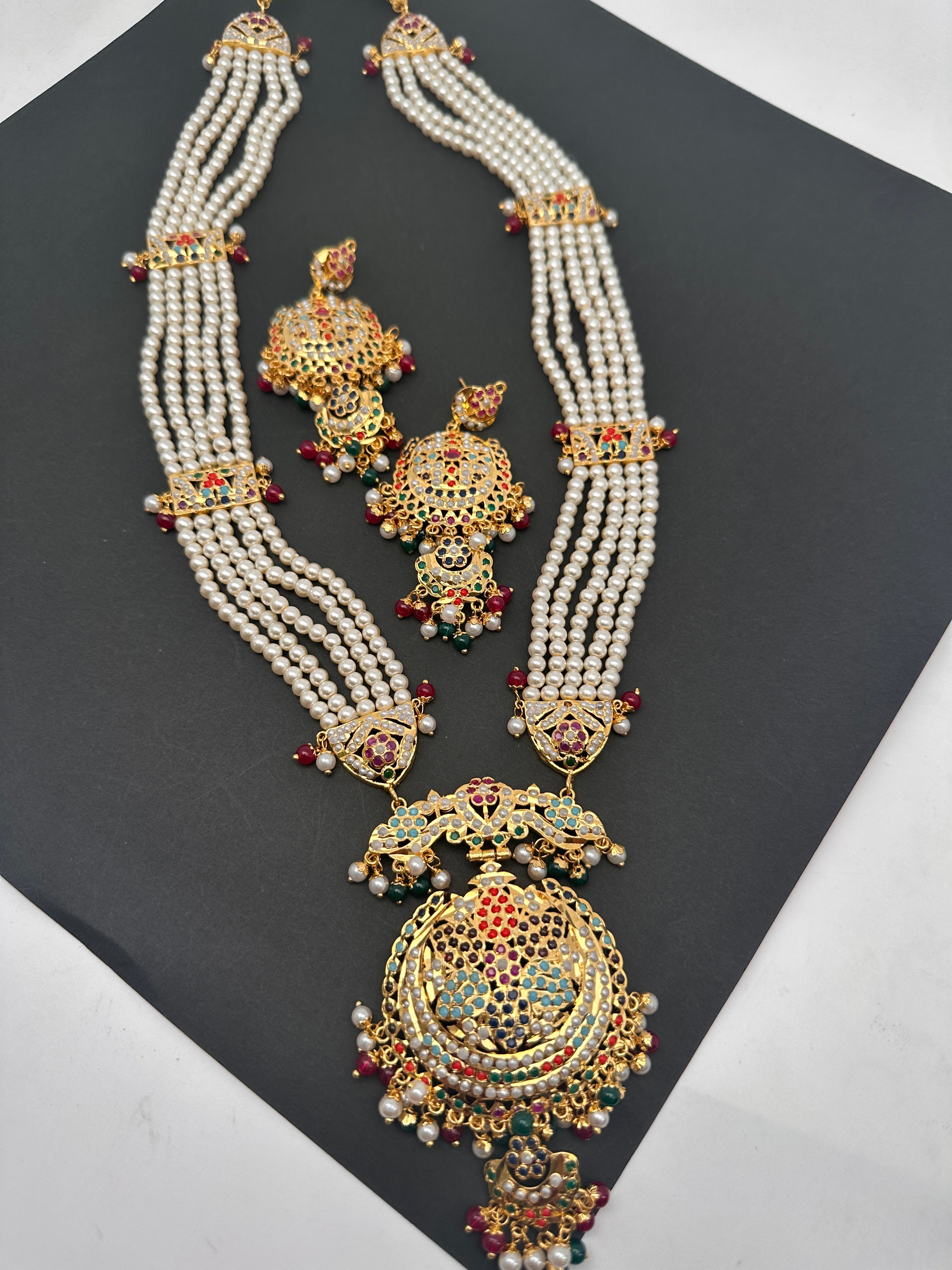 Hyderabadi hot sale haar necklace