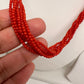 Real Coral 6 Strands Mala Necklace