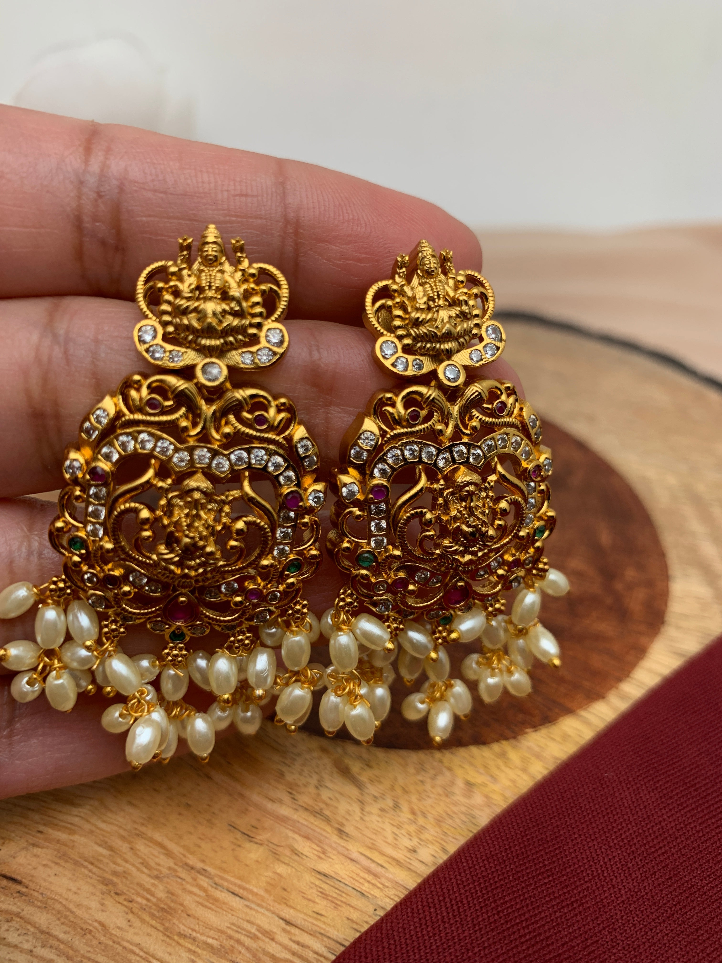 Saraswati earrings on sale